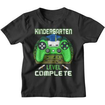 Kindergarten Graduation Level Complete Gamer Class 2023 Kids Youth T-shirt - Thegiftio UK