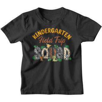 Kindergarten Students School Zoo Field Trip Squad Matching Youth T-shirt - Thegiftio UK