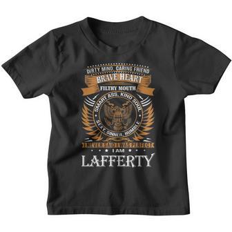 Lafferty Name Gift Lafferty Brave Heart Youth T-shirt - Thegiftio UK