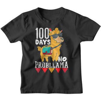 Lama 100 Days Of School Youth T-shirt - Thegiftio UK