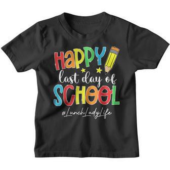 Last Day Of School Lunch Lady Life End Of Year Summer Vibes Youth T-shirt | Mazezy