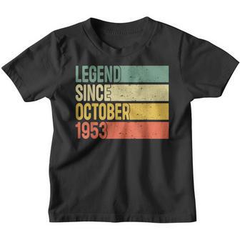 Legend Since October 1953 69 Years Old Gifts 69Th Birthday Youth T-shirt - Thegiftio UK