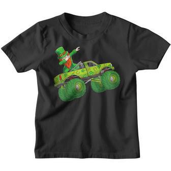 Leprechaun Monster Truck St Patricks Day Lucky Boys Kids Men Youth T-shirt - Thegiftio UK