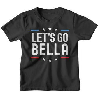 Lets Go Bella Name Personalized Women Girl Birthday Custom Youth T-shirt - Thegiftio UK
