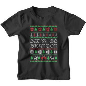 Lets Go Brandon Ugly Christmas Cool Gift Youth T-shirt - Monsterry DE