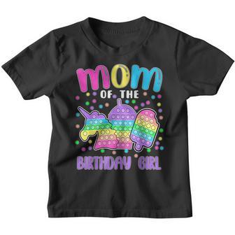 Lets Pop-It Mom Of The Birthday Girl Pop-It Youth T-shirt - Thegiftio UK