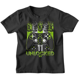 Level 11 Birthday Gaming 11 Year Old Video Games Gift Boys Youth T-shirt - Seseable