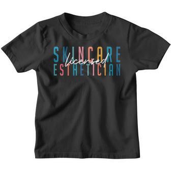 Licensed Skin Esthetician Graduation Skin Esthetician Youth T-shirt - Thegiftio UK