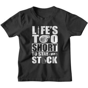 Life Is Too Short To Stay Stock Car Lover Youth T-shirt - Monsterry UK