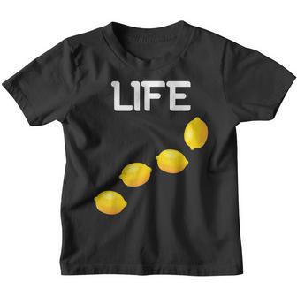 Life Lemons Lazy Diy Halloween Costume Funny Spoof Youth T-shirt - Thegiftio UK