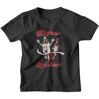 Liquor Is Quicker T-Shirt Youth T-shirt - Thegiftio UK