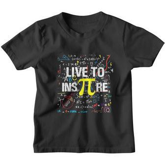 Live To Inspire Pi Math Teacher Pi National Day Youth T-shirt - Thegiftio UK