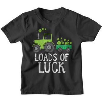 Loads Of Luck Train Toddler Boys St Patricks Day Kids Youth T-shirt - Thegiftio UK