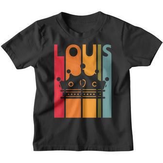 Louis Gift Idea For Boys Men Retro First Name Vintage Louis Youth T-shirt - Thegiftio UK