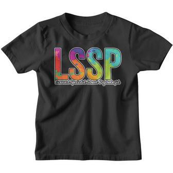 Lssp Licensed Specialist School Psychologist Youth T-shirt - Thegiftio UK