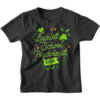 Luckiest School Psychologist Ever Matching St Patricks Day Youth T-shirt - Thegiftio UK