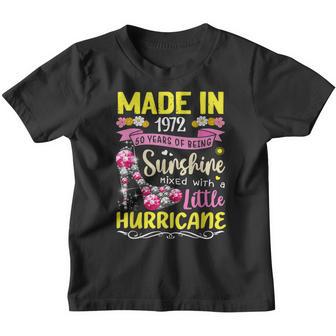 Made In 1972 50 Year Old Gift 50Th Birthday Girl Queen Mom Youth T-shirt - Thegiftio UK