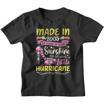 Made In 2003 20 Year Old 20Th Birthday Gift For Girl Women Youth T-shirt - Thegiftio UK