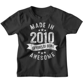 Made In 2010 13Th Birthday 13 Year Old Gifts Boy Girls Ns Youth T-shirt - Thegiftio UK
