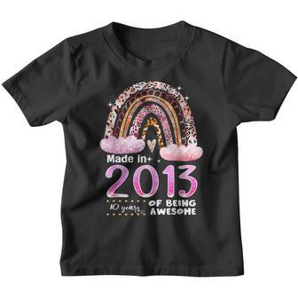 Made In 2013 10 Year Old 10Th Birthday Gift For Girl Women Youth T-shirt - Thegiftio UK