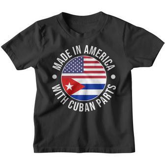 Made In America With Cuban Parts Youth T-shirt - Thegiftio UK