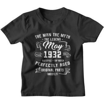 Man Myth Legend May 1932 90Th Birthday Gift 90 Years Old Gift Youth T-shirt - Monsterry DE