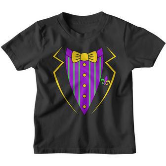 Mardi Gras Purple Style Mardi Gras Party Holiday Graphic  Youth T-shirt