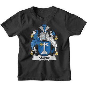Martin Coat Of Arms Irish Family Crests Youth T-shirt - Thegiftio UK