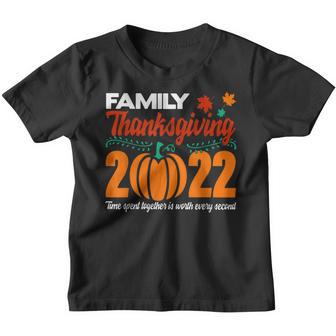 Matching Thanksgiving Family 2022 Turkey Day Mom Dad Kids V2 Youth T-shirt - Thegiftio UK