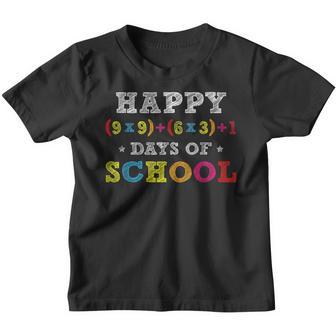 Math Formula 100 Days Of School Boys Girls Teacher Kid Youth T-shirt - Thegiftio UK
