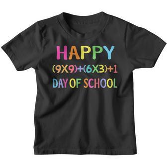 Math Formula 100 Days Of School Teacher Boy Girl Gift V2 Youth T-shirt - Thegiftio UK