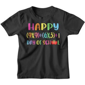 Math Formula 100 Days Of School Teacher Boy Girls Gift Youth T-shirt - Thegiftio UK