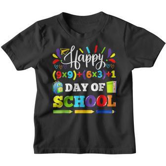 Math Formula Happy 100Th Day Of School Funny Math Teacher Youth T-shirt - Thegiftio UK