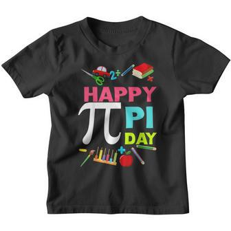 Math Geek Happy 314 Day For Pi Day Boys Girls Kids Gift Youth T-shirt | Mazezy