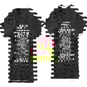 Math Teachers Love Brains Zombie Teacher School Halloween Youth T-shirt - Thegiftio