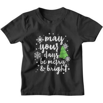 May Your Days Be Merry Christmas Af Family Christmas Snowman Youth T-shirt - Monsterry AU