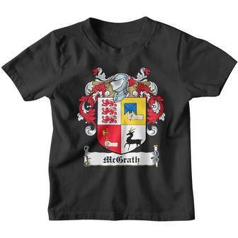 Mcgrath Coat Of Arms Irish Family Crests Youth T-shirt - Thegiftio UK