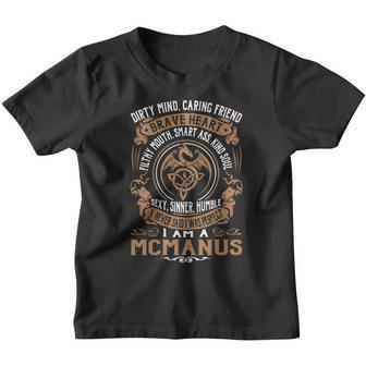 Mcmanus Brave Heart Dragon Name Shirts Youth T-shirt - Thegiftio UK