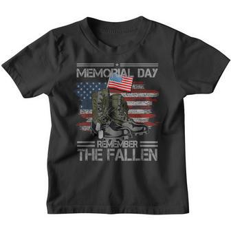 Memorial Day Remember The Fallen Veteran Military Vintage V3 Youth T-shirt - Thegiftio UK