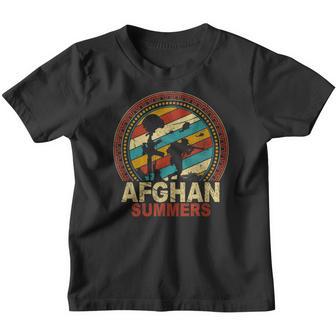 Mens Afghan Summers Veteran Vintage Afghanistan Veterans Gifts Youth T-shirt - Thegiftio UK