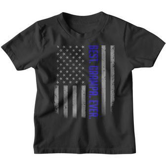 Mens Best Grampa Ever American Flag Gifts For Fathers Day Youth T-shirt - Thegiftio UK