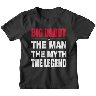 Mens Big Daddy The Man The Myth The Legend T Shirt Gift Youth T-shirt - Thegiftio UK