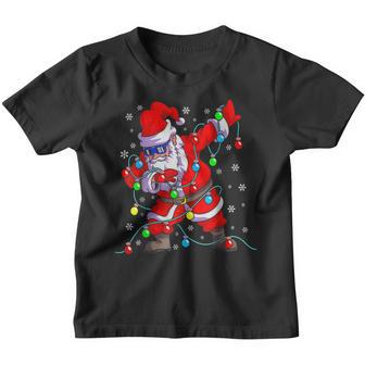 Mens Christmas Boys Dabbing Santa Claus Men Xmas Dab Cute Youth T-shirt - Thegiftio UK