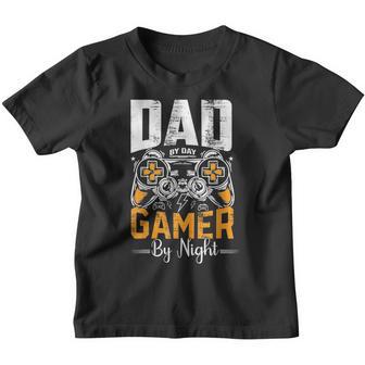 Mens Gamer Father Dad By Day Guardian By Night Gaming Youth T-shirt - Thegiftio UK