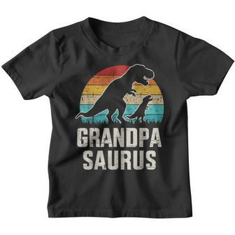Mens Grandpasaurus Vintage Dinosaur For Grandpa From Grandkid Youth T-shirt | Mazezy DE