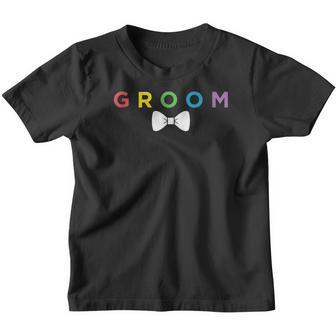 Mens Groom Lgbt Gay Bachelor Party Youth T-shirt - Thegiftio UK