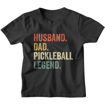 Mens Pickleball Funny Husband Dad Legend Vintage Fathers Day Tshirt Youth T-shirt - Monsterry