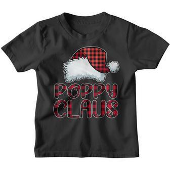 Mens Poppy Claus Christmas Lights Pajama Family Matching Youth T-shirt - Thegiftio UK