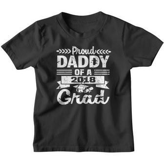 Mens Proud Daddy Of A 2018 Grad Graduation Day Gift Youth T-shirt - Thegiftio UK