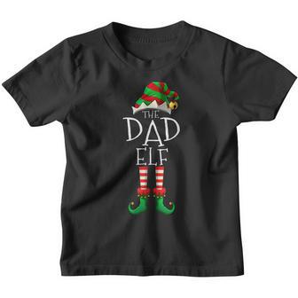Mens The Dad Elf Christmas Family Matching Pajama Youth T-shirt - Thegiftio UK
